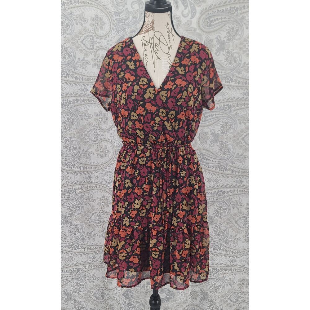 Kaileigh floral faux wrap dress Stitch Fix Size Medium office Fall career